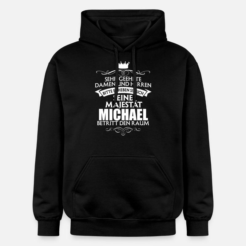 MICHAEL - Majestät - Gildan Unisex Softstyle® Midweight Hoodie - Schwarz