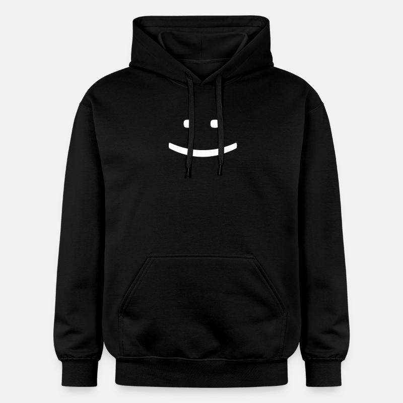 Smiley - Sweat à capuche Softstyle® Gildan Unisexe - noir