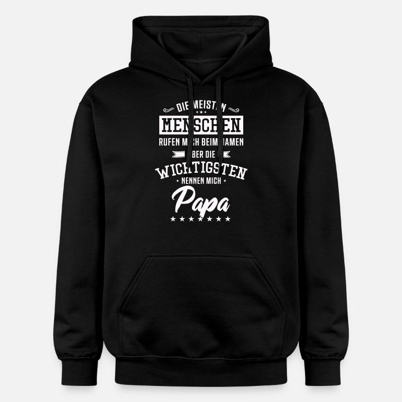 Papa Dicton - Sweat à capuche Softstyle® Gildan Unisexe - noir
