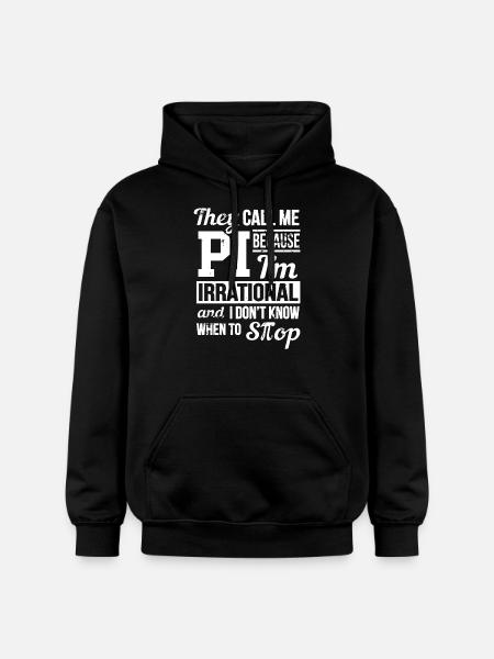 Pi Day T Shirt - Gildan Unisex Softstyle® Midweight Hoodie - Schwarz