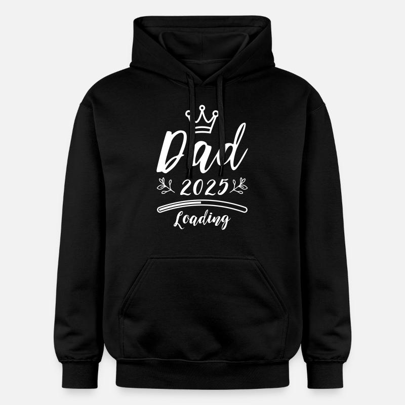 Papa 2025 Papa Chargement - Sweat à capuche Softstyle® Gildan Unisexe - noir