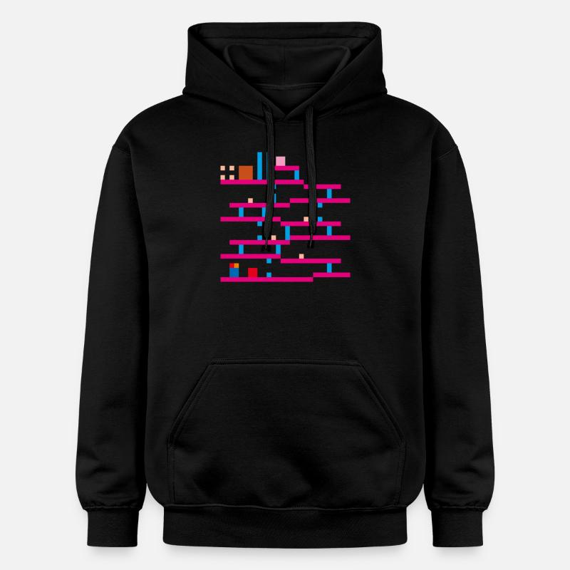 bigPixel3 - Sweat à capuche Softstyle® Gildan Unisexe - noir