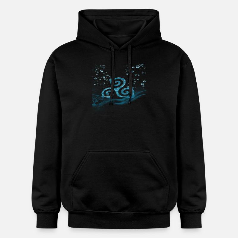 triskell-eau - Sweat à capuche Softstyle® Gildan Unisexe - noir
