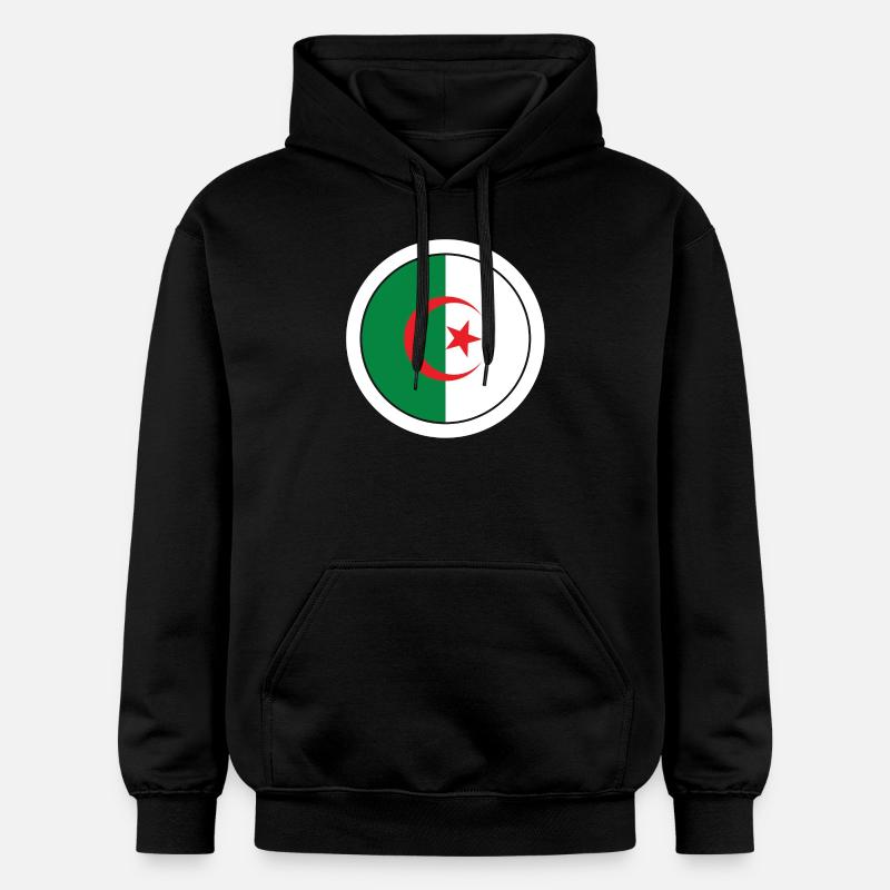 Algerie drapeau pays - Sweat à capuche Softstyle® Gildan Unisexe - noir