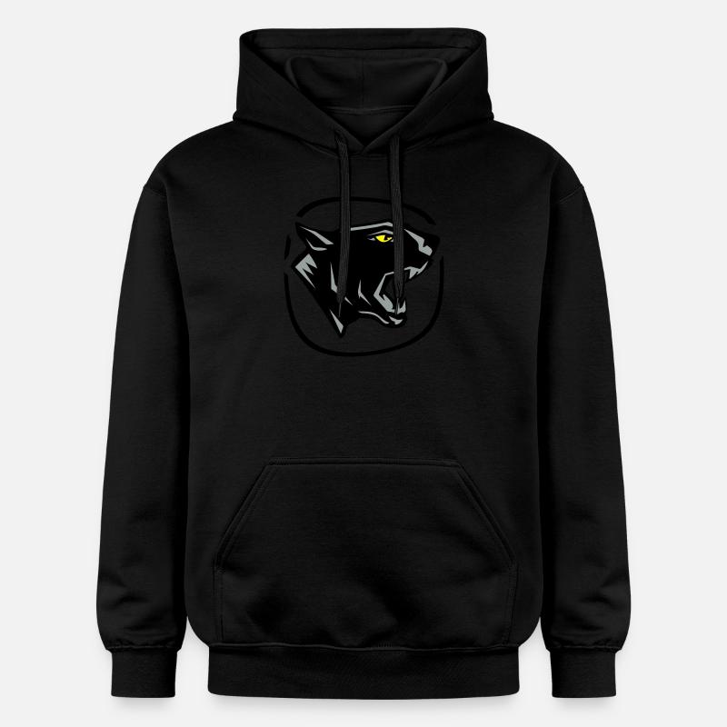 panthère_3 - Sweat à capuche Softstyle® Gildan Unisexe - noir