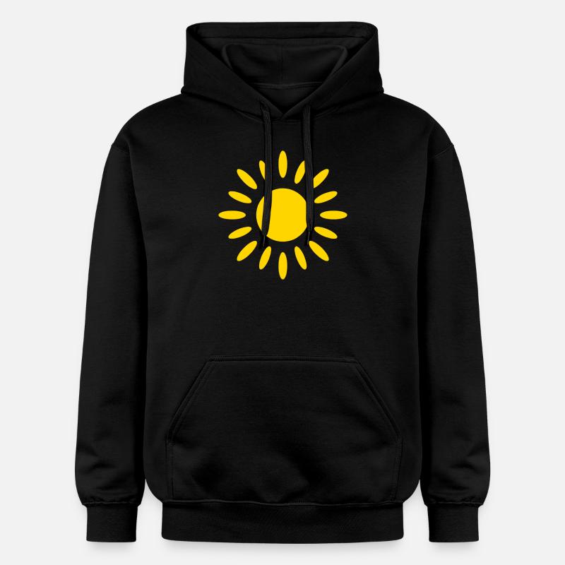 Soleil - Sweat à capuche Softstyle® Gildan Unisexe - noir