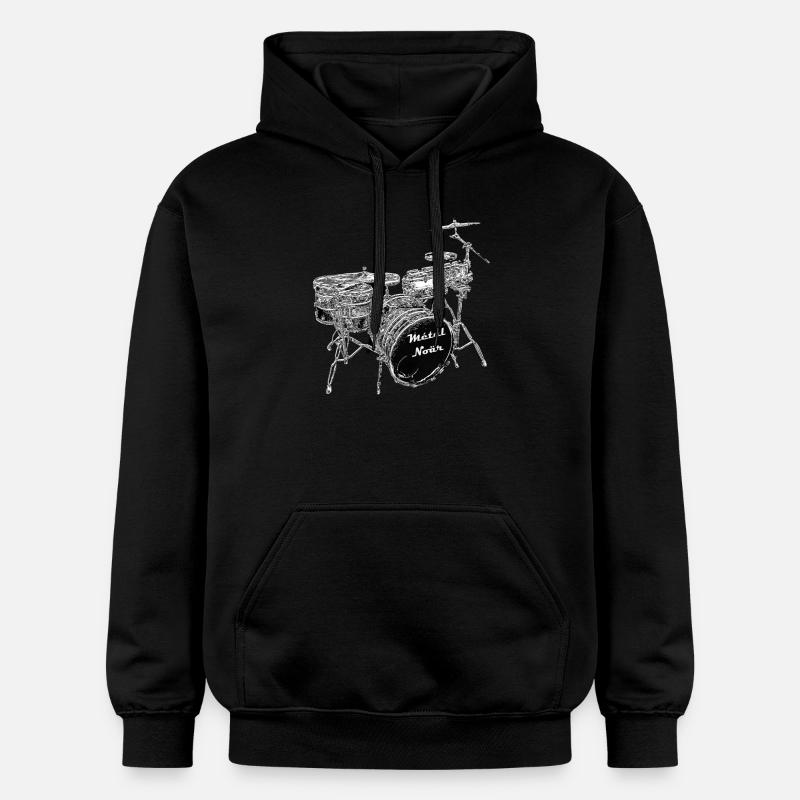batterie - Sweat à capuche Softstyle® Gildan Unisexe - noir