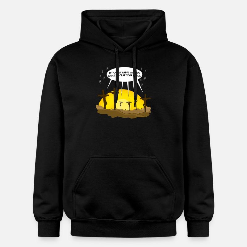 Clap Your Hands - Sweat à capuche Softstyle® Gildan Unisexe - noir