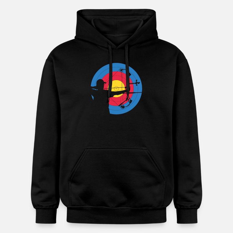 CompoundTargetArcherW-02 - Sweat à capuche Softstyle® Gildan Unisexe - noir