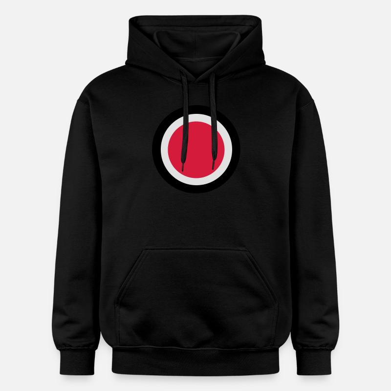 circle3_flag_vec_3 fr - Sweat à capuche Softstyle® Gildan Unisexe - noir