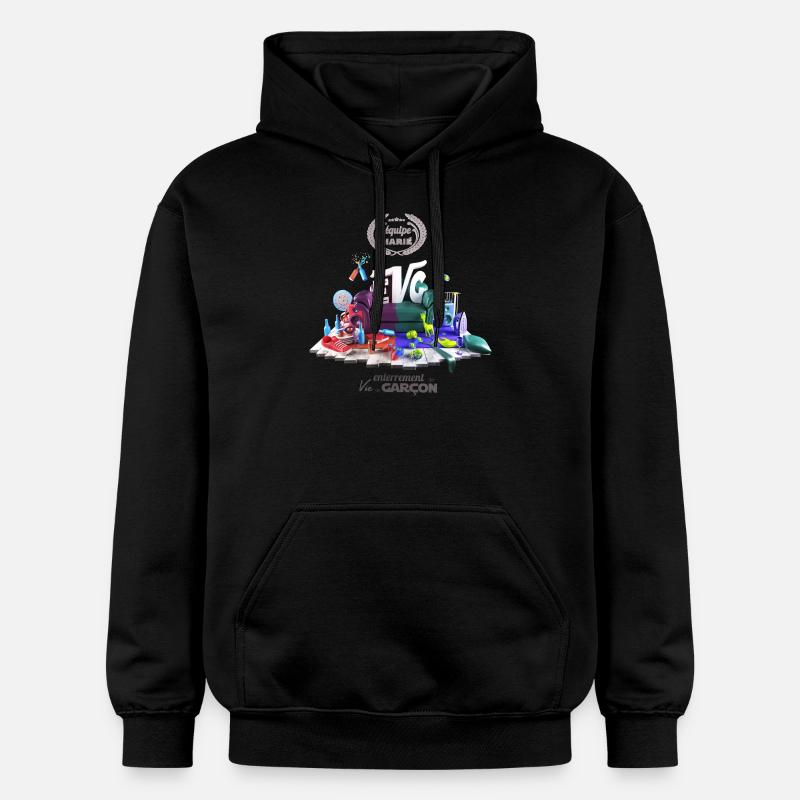EVG - équipe du marié - Sweat à capuche Softstyle® Gildan Unisexe - noir