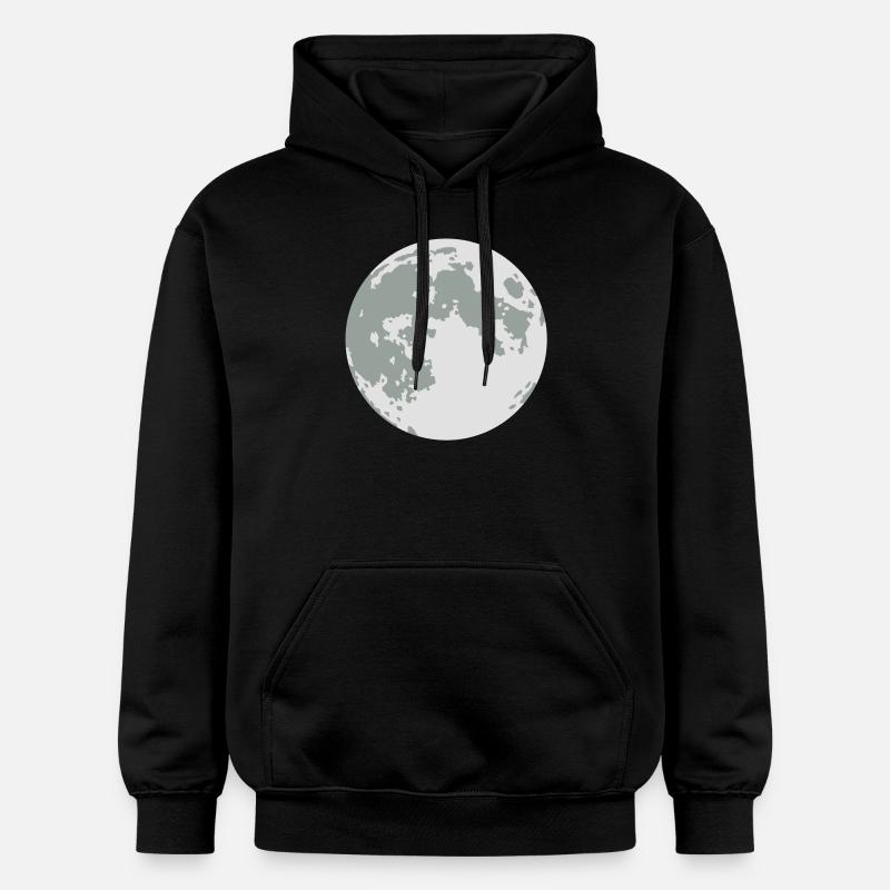 lune - Sweat à capuche Softstyle® Gildan Unisexe - noir