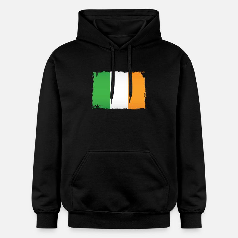 Drapeau irlandais en - Sweat à capuche Softstyle® Gildan Unisexe - noir