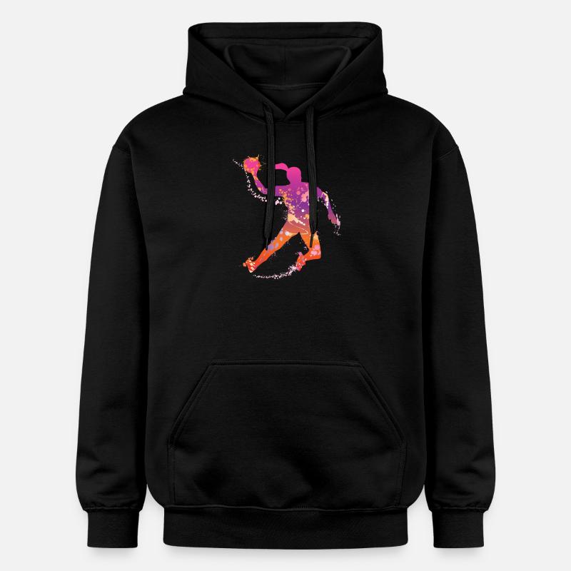 féminin de handball de - Sweat à capuche Softstyle® Gildan Unisexe - noir