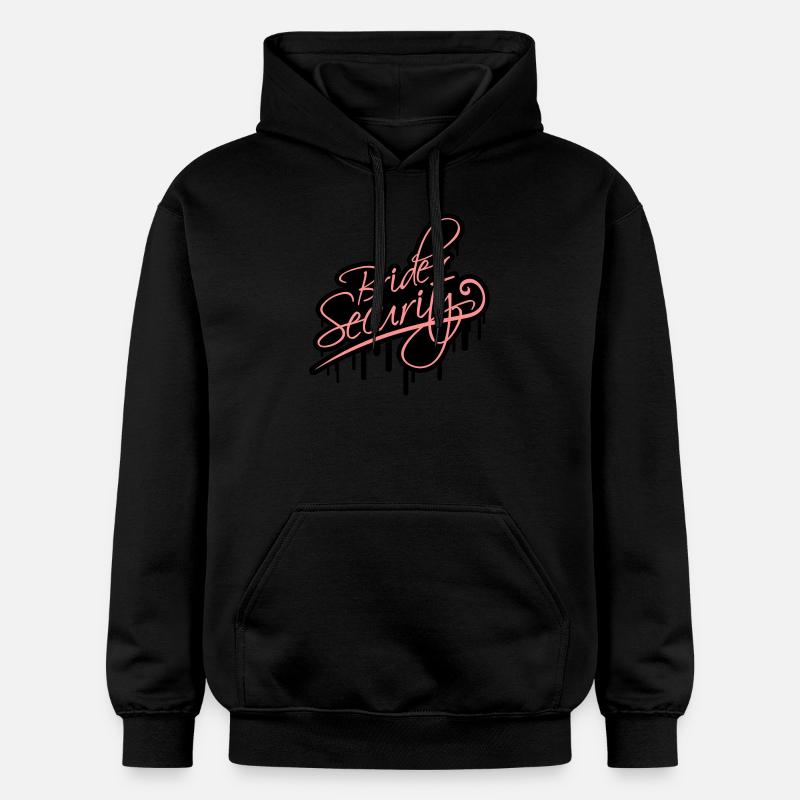 Bride Security - Sweat à capuche Softstyle® Gildan Unisexe - noir