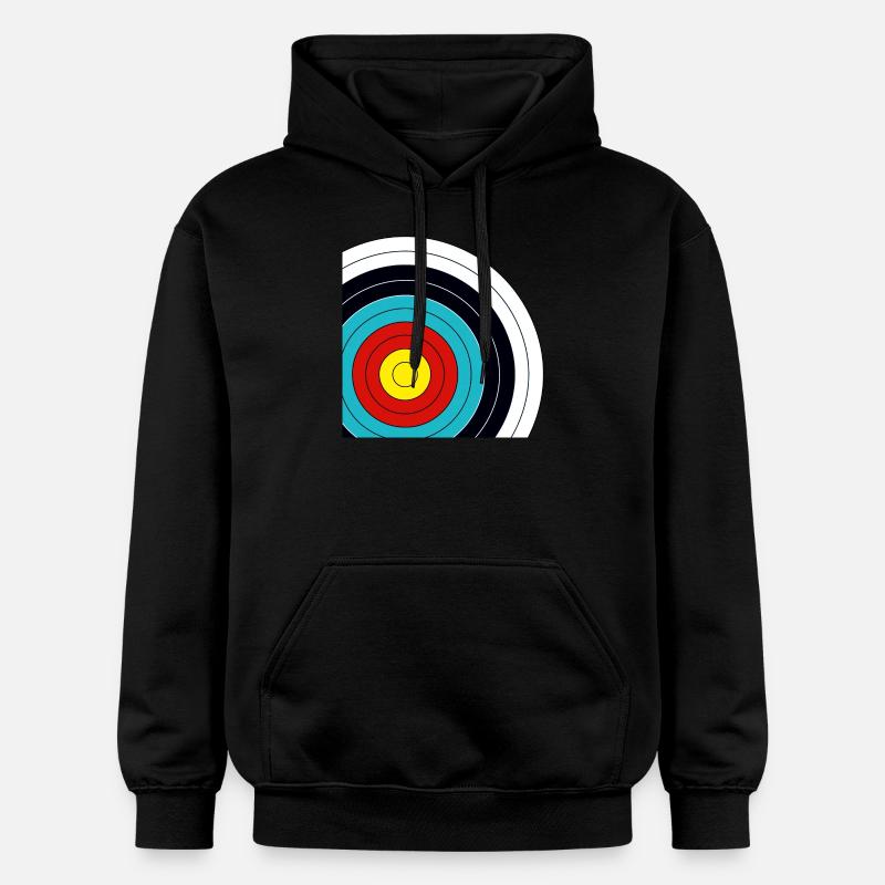 Coupe de tir à l'arc - Sweat à capuche Softstyle® Gildan Unisexe - noir