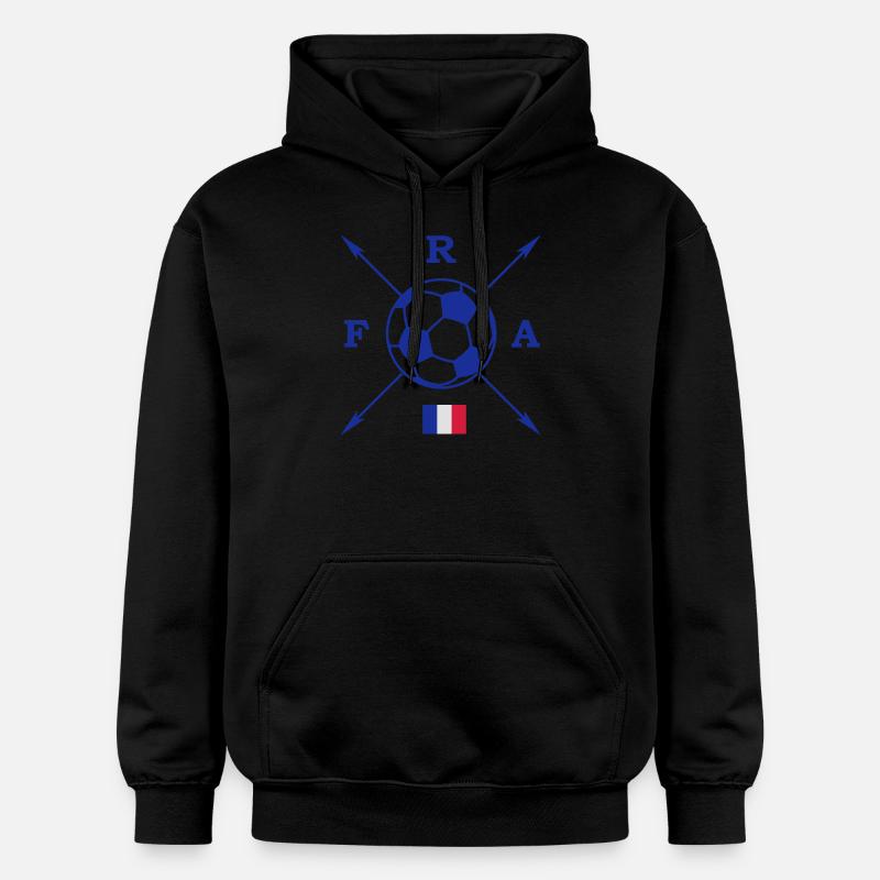 France Hipster II FR - Sweat à capuche Softstyle® Gildan Unisexe - noir