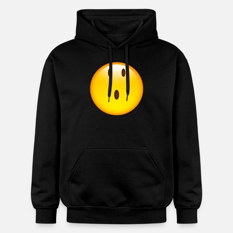 Smiley Glossy Speechless - Sweat à capuche Softstyle® Gildan Unisexe - noir