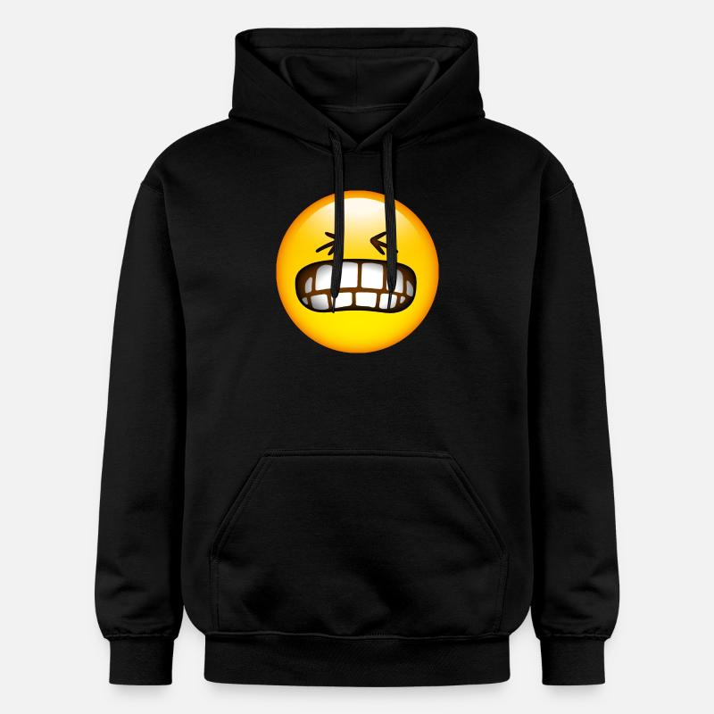 Smiley Desperate - Gildan Unisex Softstyle® Midweight huppari - musta