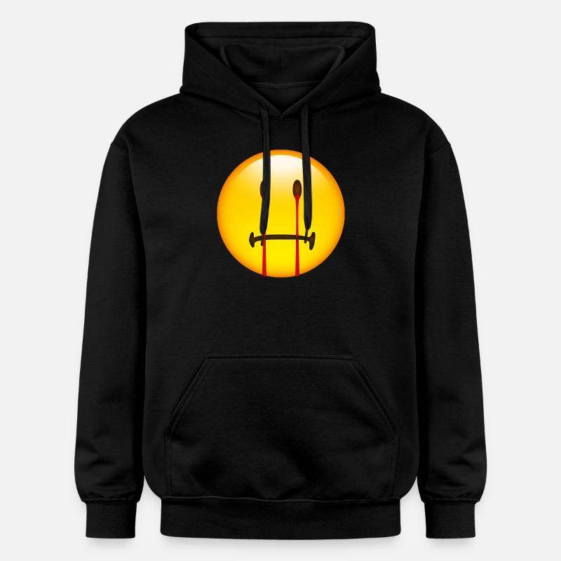 Smiley Halloween - Sweat à capuche Softstyle® Gildan Unisexe - noir