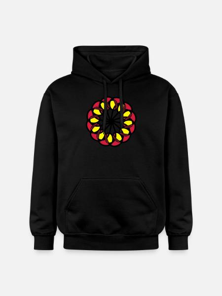 mandala - Gildan Unisex Softstyle® Midweight Hoodie - Schwarz
