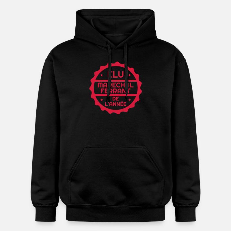 Maréchal-Ferrant / Maréchal ferrant / Métier / Job - Sweat à capuche Softstyle® Gildan Unisexe - noir
