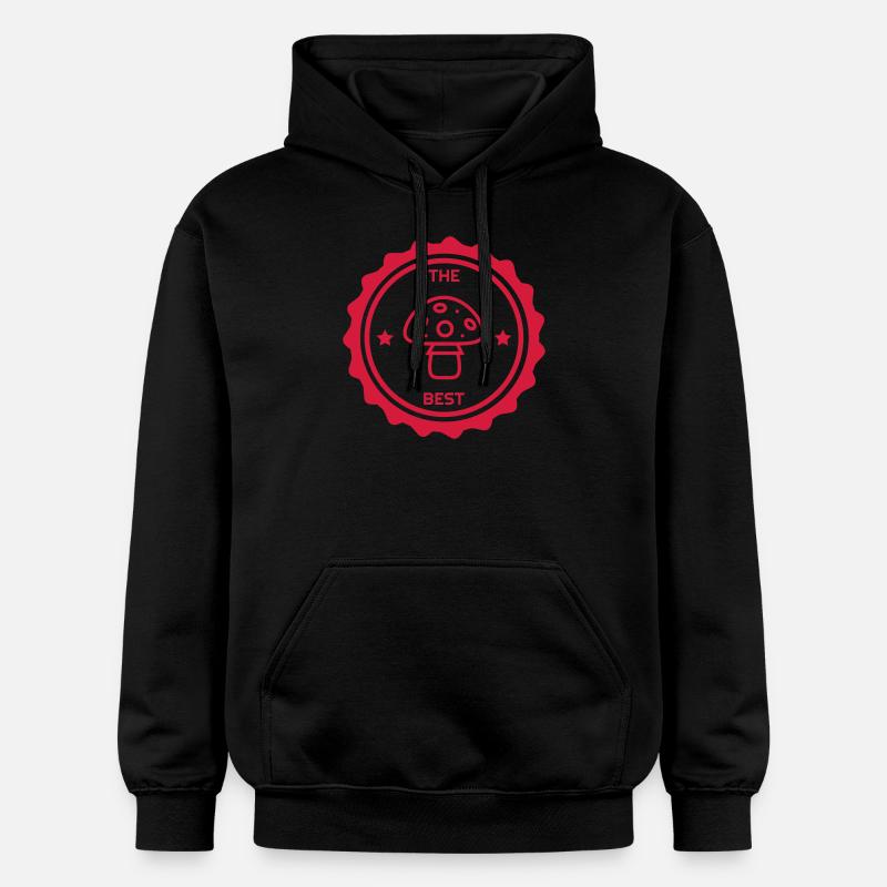 Chasse aux champignons / Champignon / Cueillette - Sweat à capuche Softstyle® Gildan Unisexe - noir