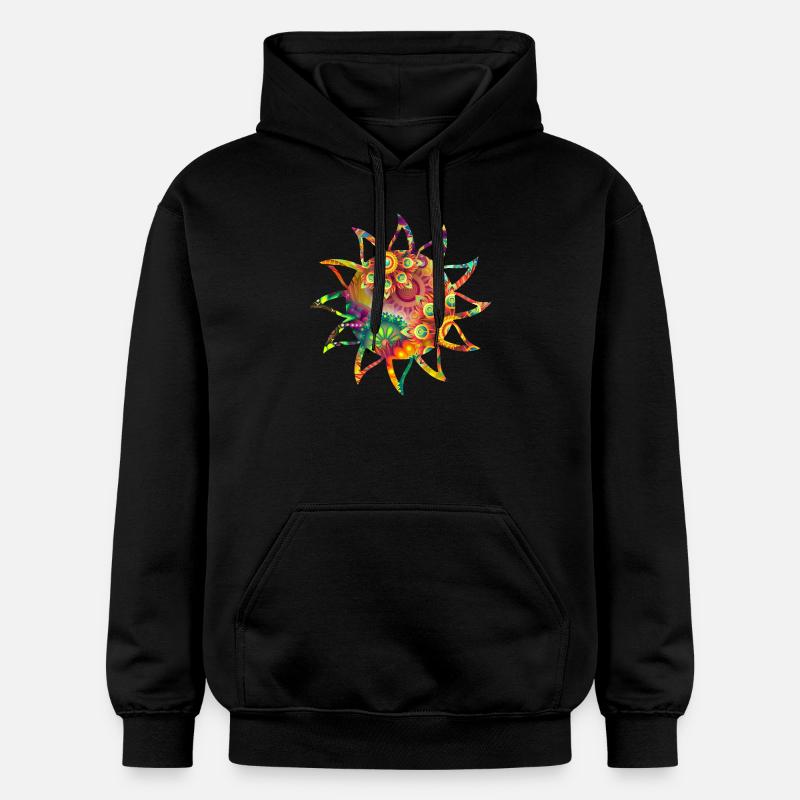 Soleil - Sweat à capuche Softstyle® Gildan Unisexe - noir