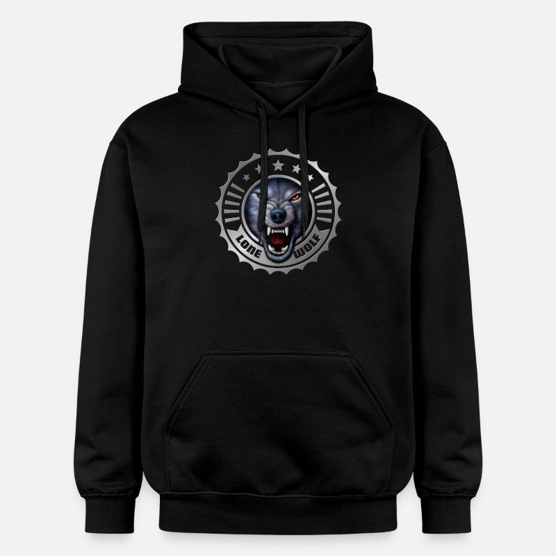 Wolf - Sweat à capuche Softstyle® Gildan Unisexe - noir