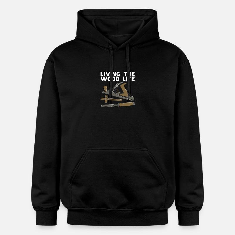 Menuisiers Menuiserie - Sweat à capuche Softstyle® Gildan Unisexe - noir
