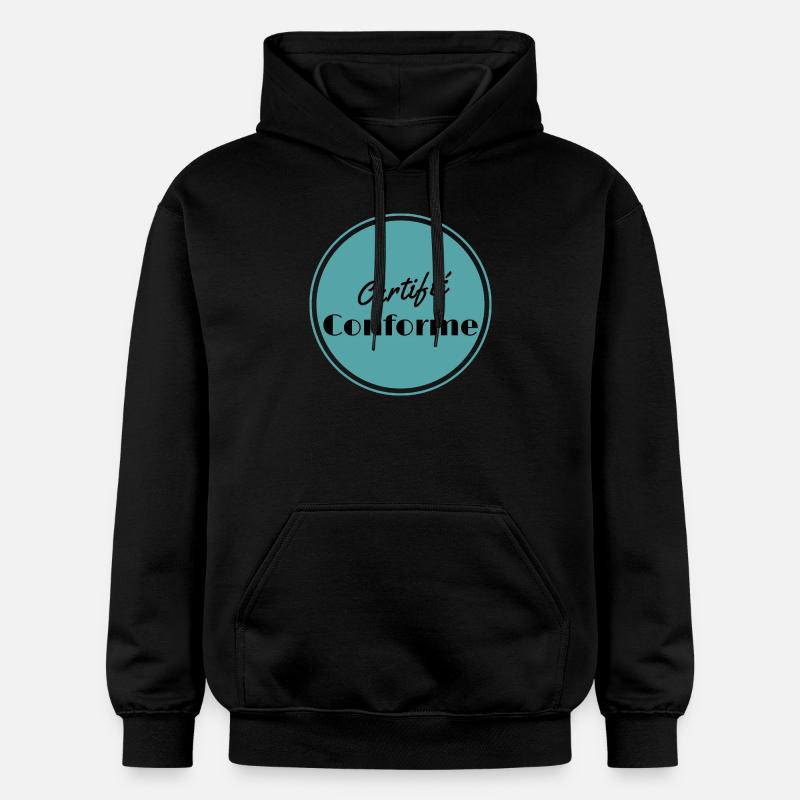 Certifié conforme - Sweat à capuche Softstyle® Gildan Unisexe - noir