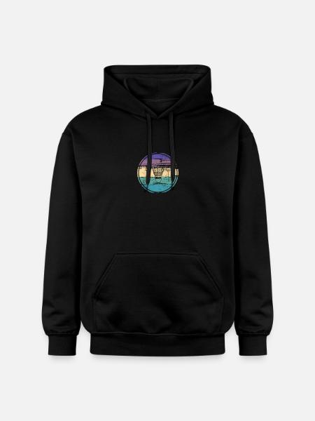 Badminton Equipment Design - Gildan Unisex Softstyle® Midweight Hoodie - black