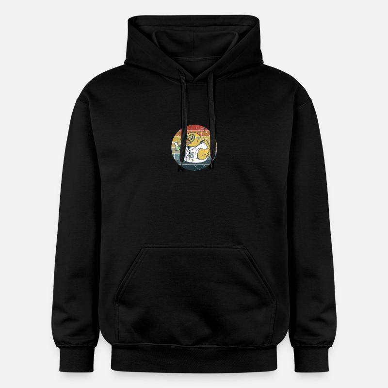 Scientifiques du canard baignant - Sweat à capuche Softstyle® Gildan Unisexe - noir