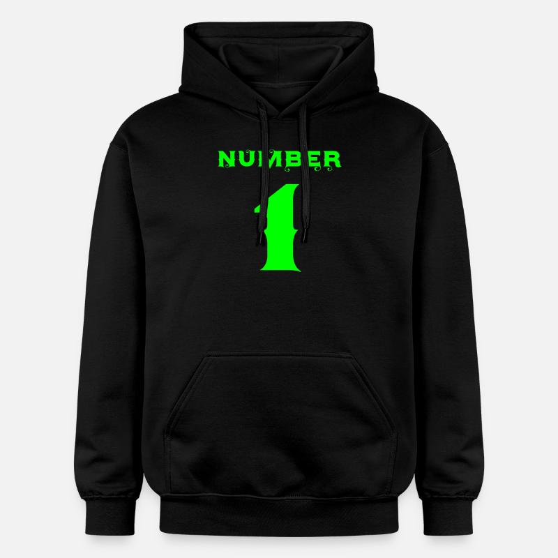 Numéro 1 - Sweat à capuche Softstyle® Gildan Unisexe - noir