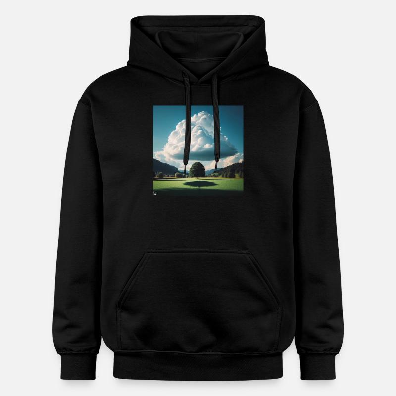 Sur un nuage 7 - Sweat à capuche Softstyle® Gildan Unisexe - noir
