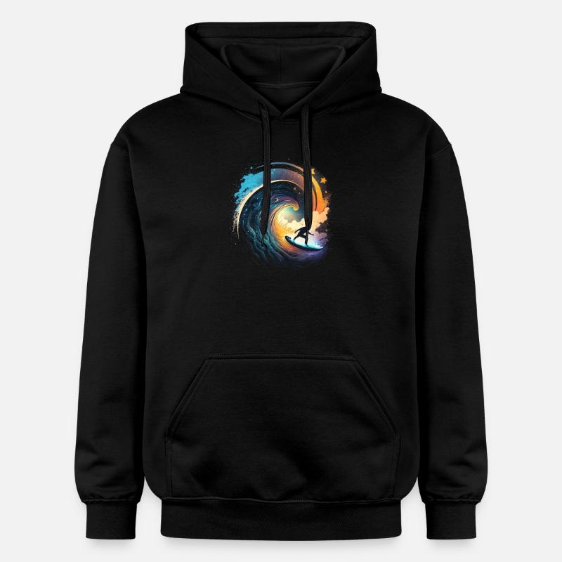 surf - Sweat à capuche Softstyle® Gildan Unisexe - noir