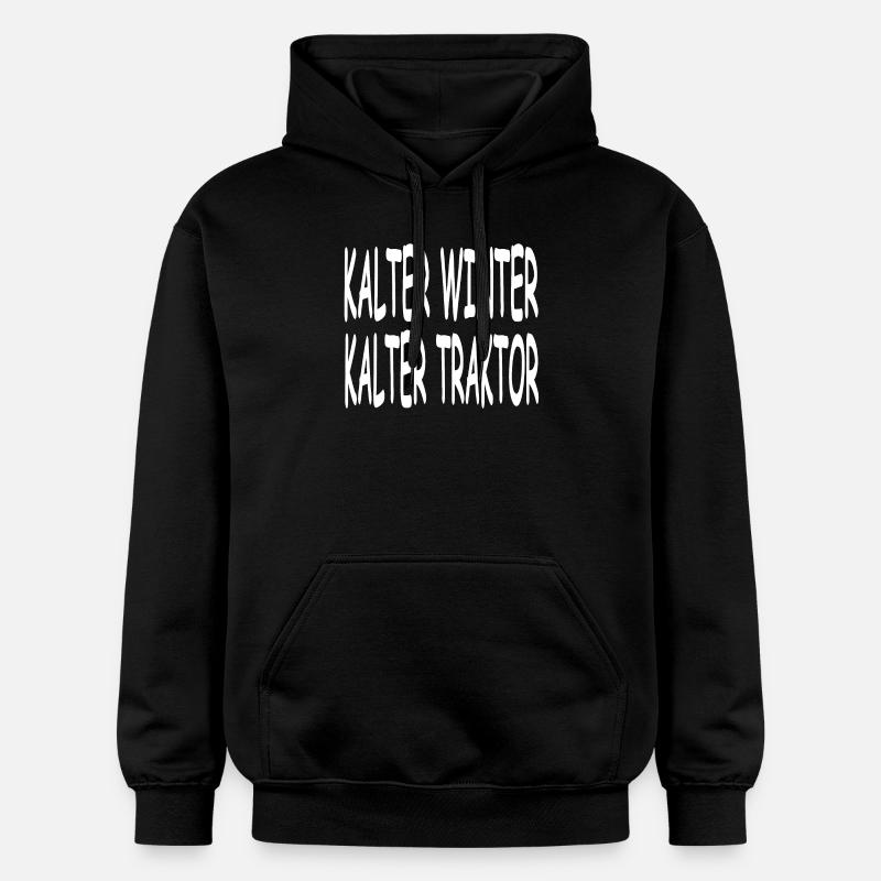 Traktor - Gildan Unisex Softstyle® Midweight Hoodie - Schwarz