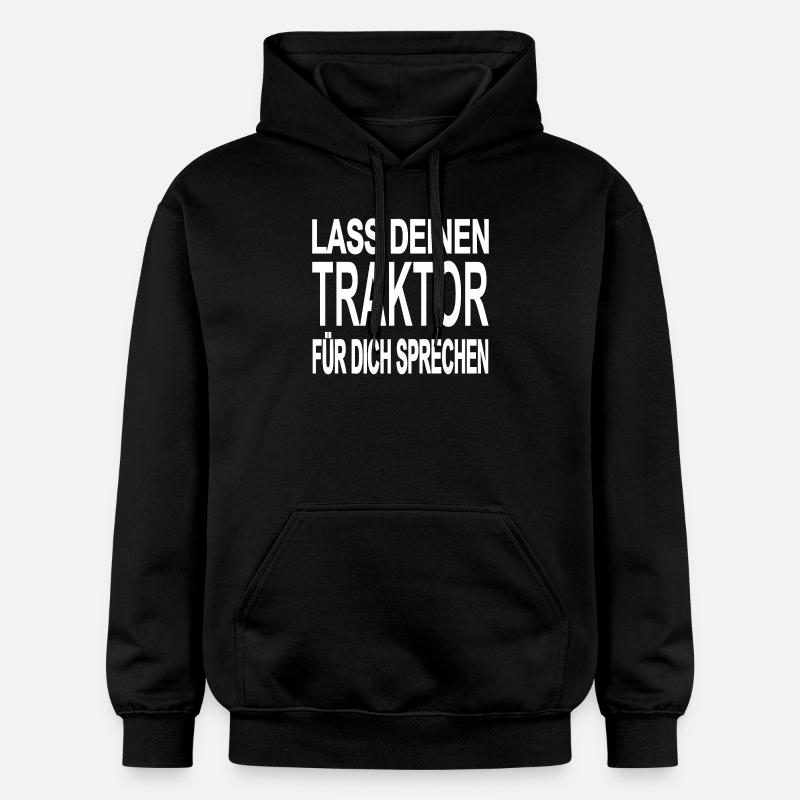 Traktor - Gildan Unisex Softstyle® Midweight Hoodie - Schwarz