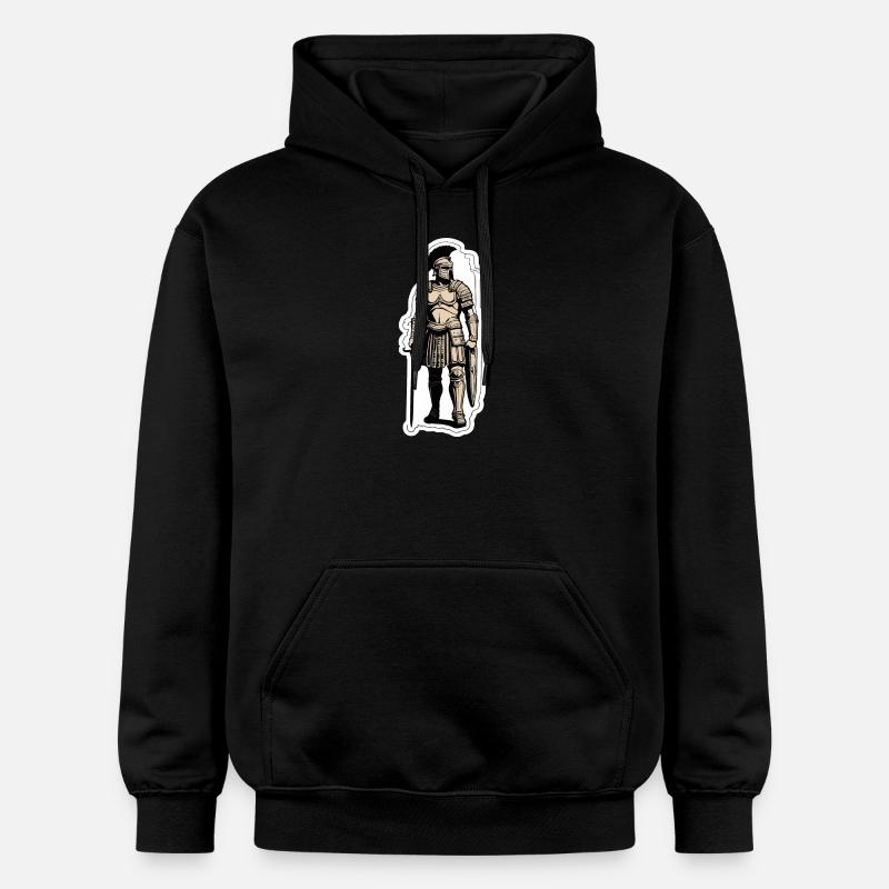 Officier centurion romain - Sweat à capuche Softstyle® Gildan Unisexe - noir