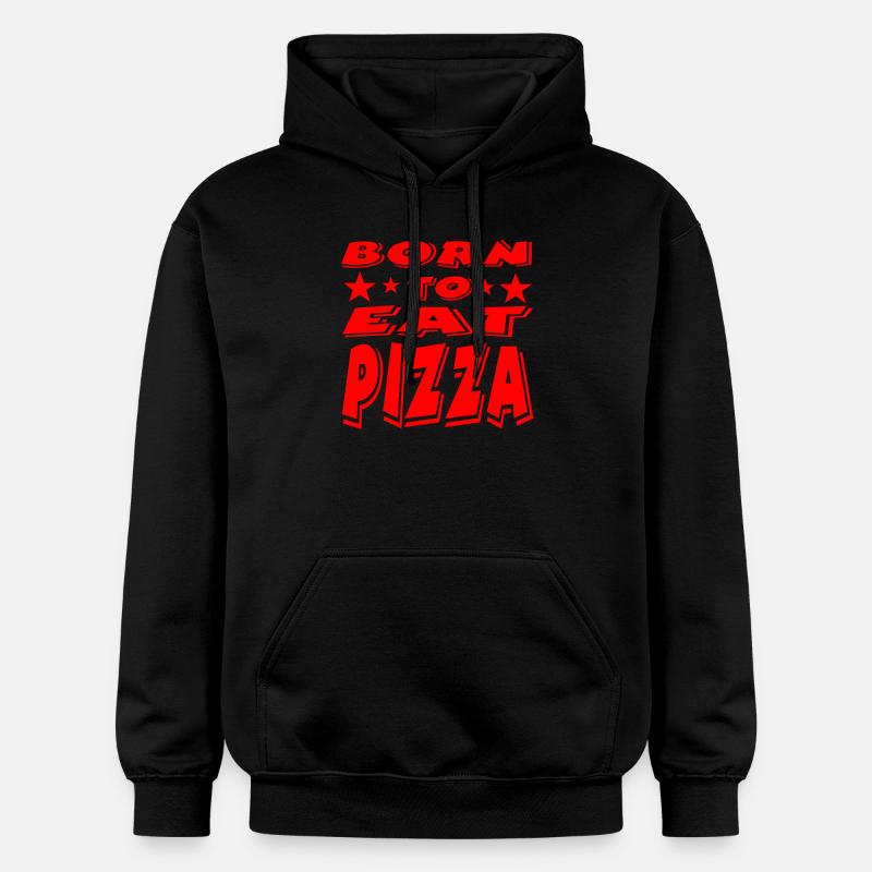 Pizza - Sweat à capuche Softstyle® Gildan Unisexe - noir