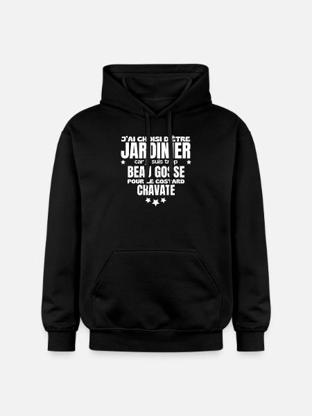 HANDSOME GARDENER KID - Gildan Unisex Softstyle® Midweight Hoodie - black