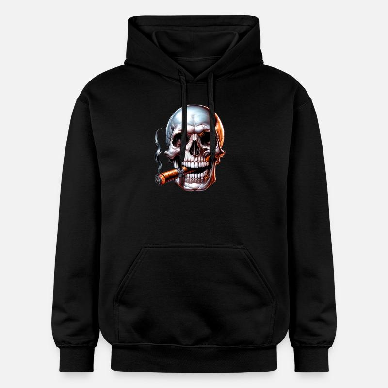 Transfert de crâne1 - Sweat à capuche Softstyle® Gildan Unisexe - noir