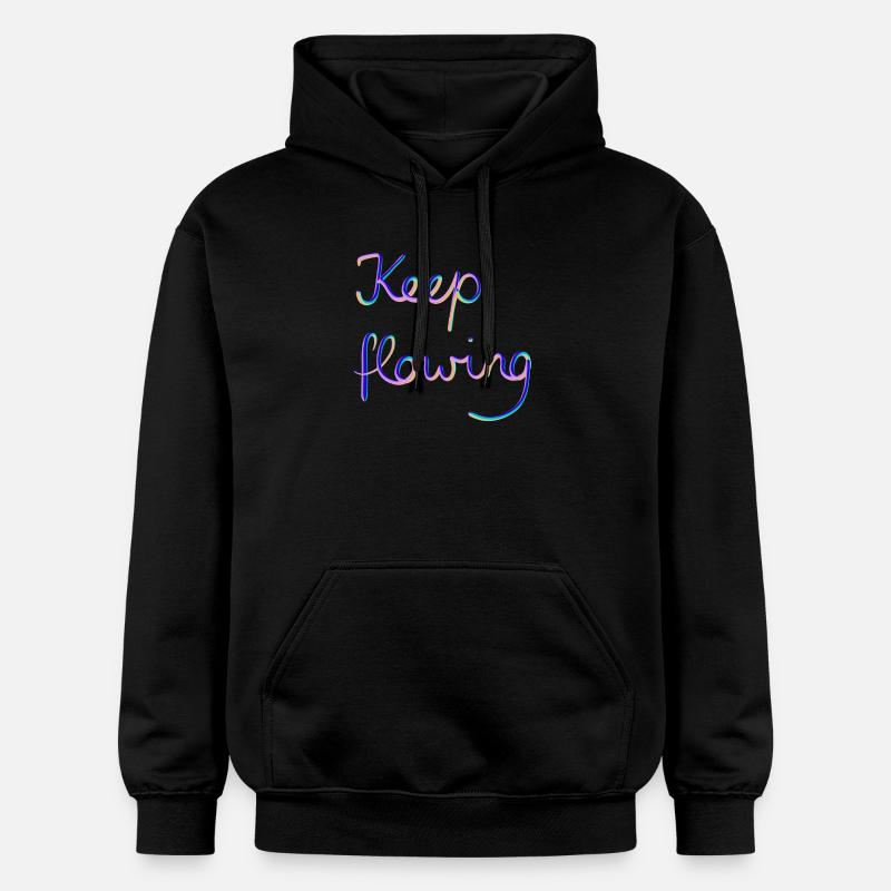 Continuez à couler - Sweat à capuche Softstyle® Gildan Unisexe - noir