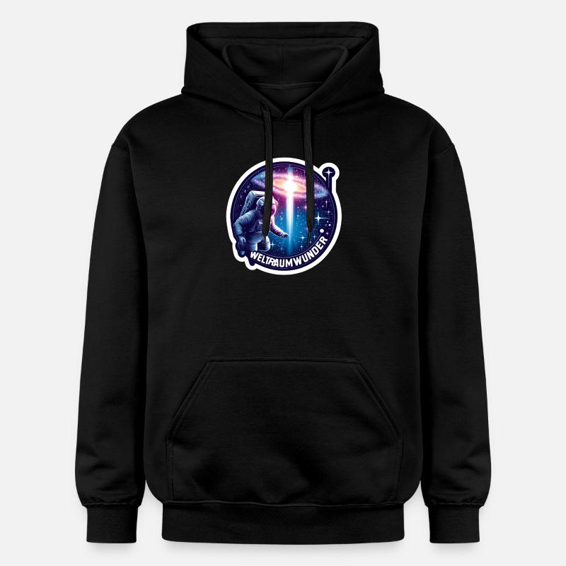 Merveille de l’espace astronaute - Sweat à capuche Softstyle® Gildan Unisexe - noir