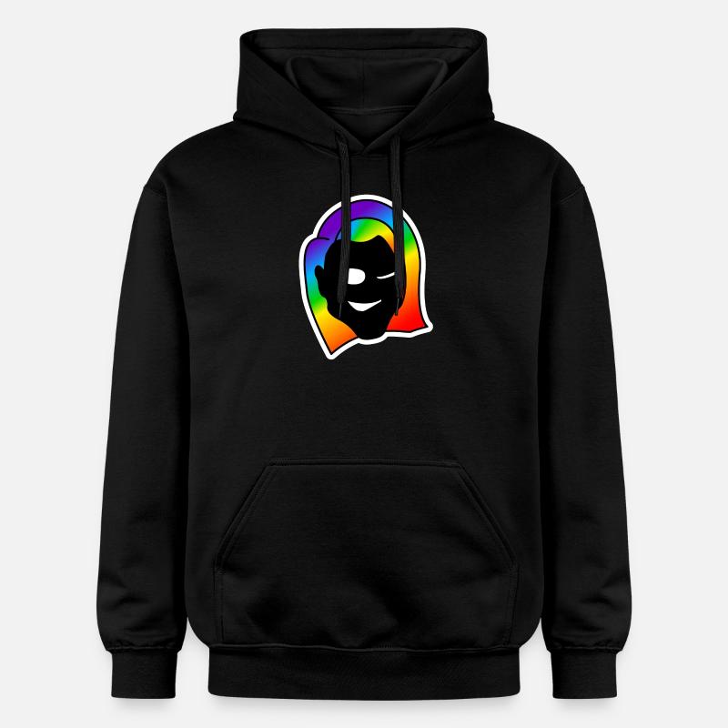 Naughty Wink : Collant Queer Pride - Sweat à capuche Softstyle® Gildan Unisexe - noir