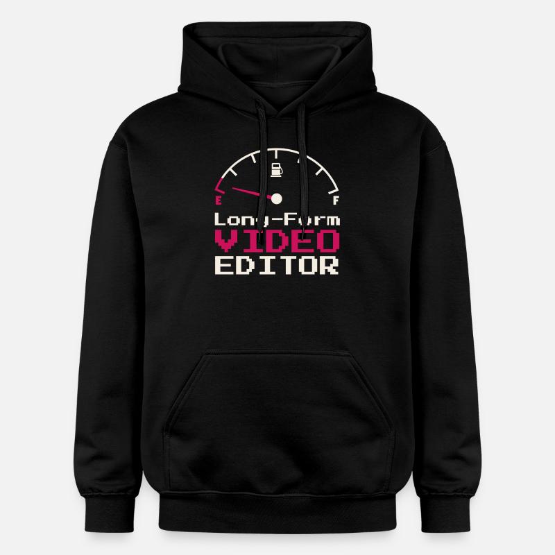 Éditeur vidéo - Sweat à capuche Softstyle® Gildan Unisexe - noir