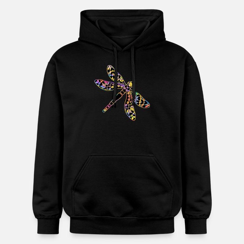 Libellule - Sweat à capuche Softstyle® Gildan Unisexe - noir