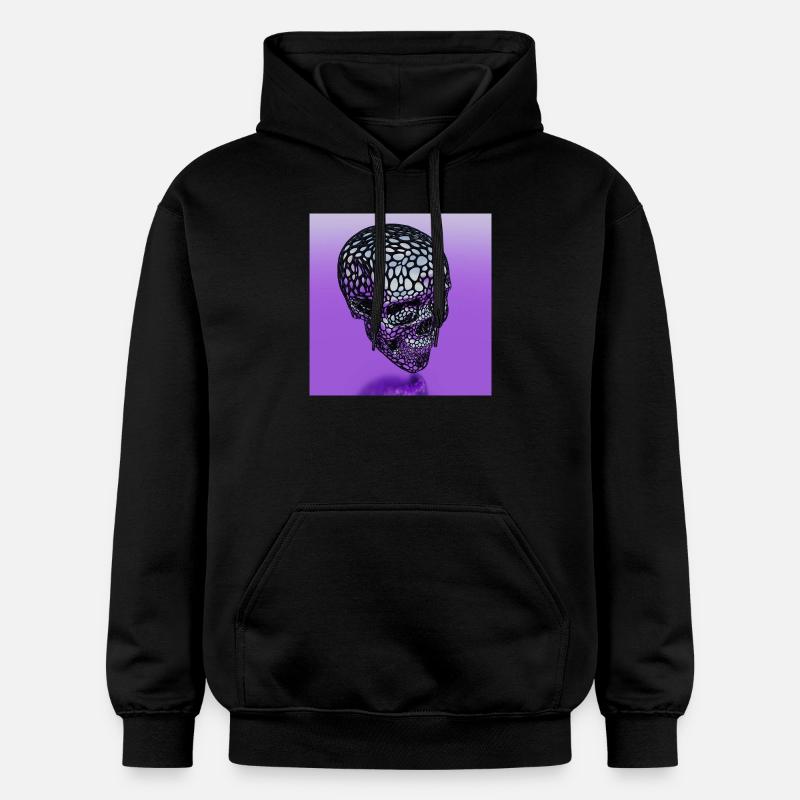 CRANE POURPRE - Sweat à capuche Softstyle® Gildan Unisexe - noir