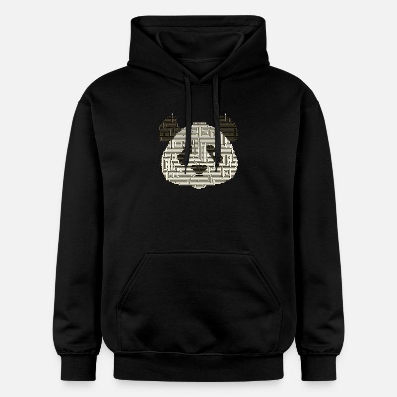 Laby-Panda - Sweat à capuche Softstyle® Gildan Unisexe - noir
