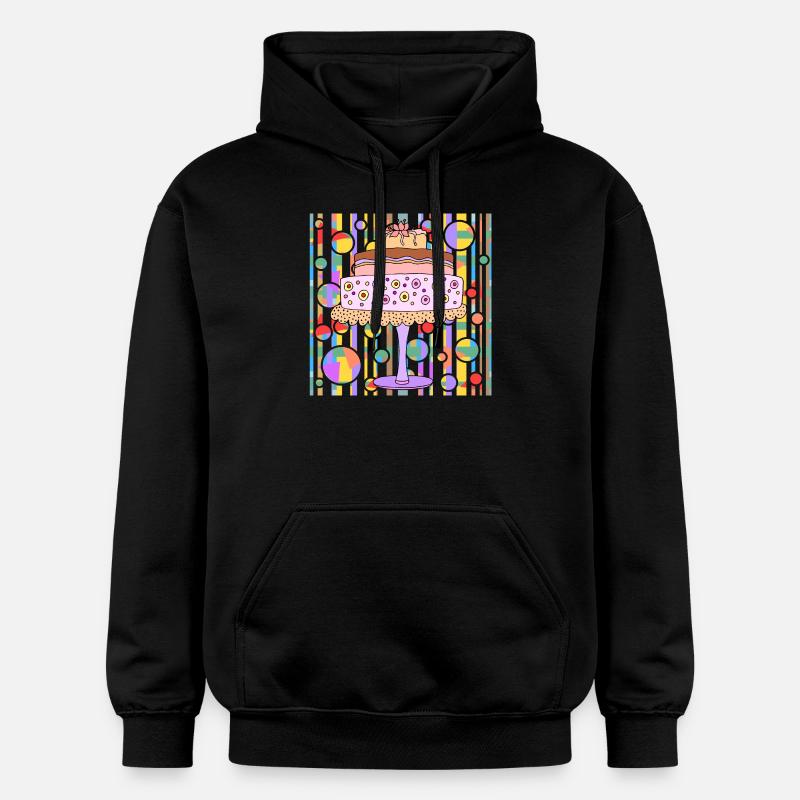 Gâteau - Sweat à capuche Softstyle® Gildan Unisexe - noir